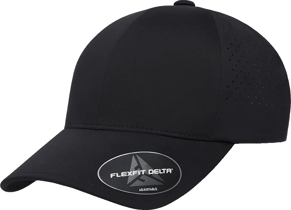 Flexfit Delta Snapback – Sort