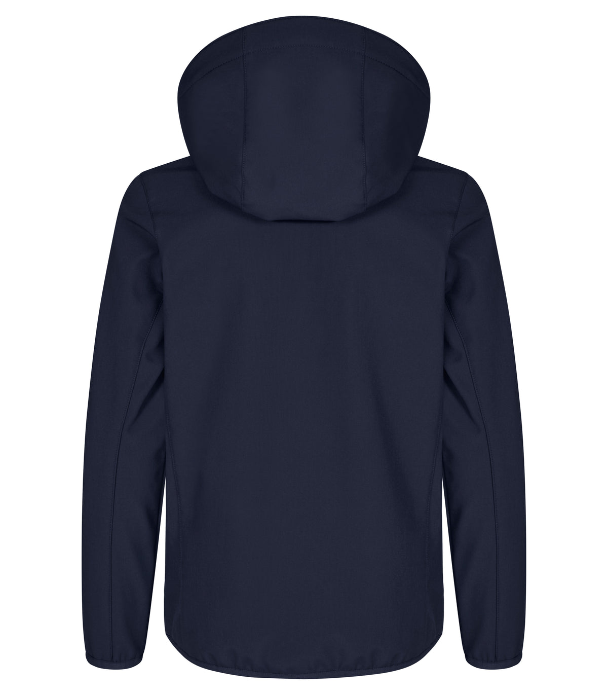 Clique Classic Softshell Jacket – junior – Mørk marineblå – bakside