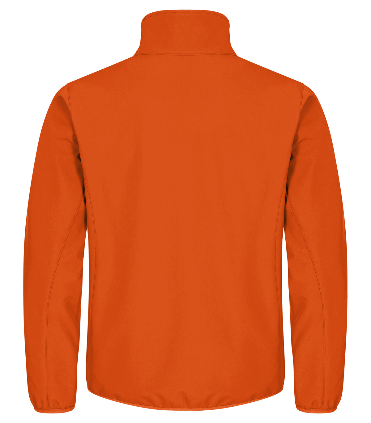 Clique Classic Softshell Jacket – Blodoransje – bakside