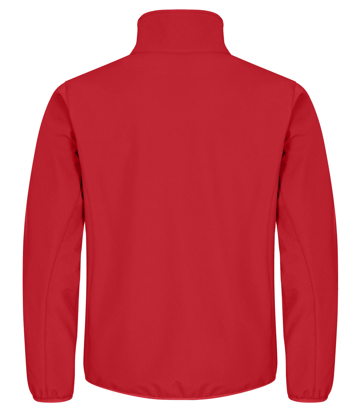 Clique Classic Softshell Jacket – Rød – bakside