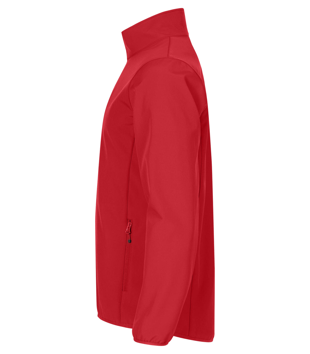 Clique Classic Softshell Jacket – Rød – venstre side