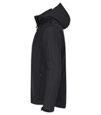 Clique Classic Softshell Hoody – Svart – venstre side
