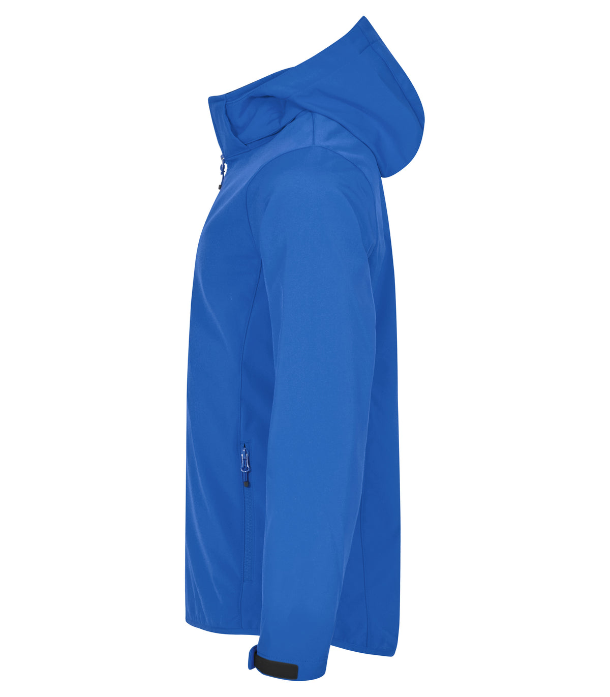 Clique Classic Softshell Hoody – Kongeblå – venstre side