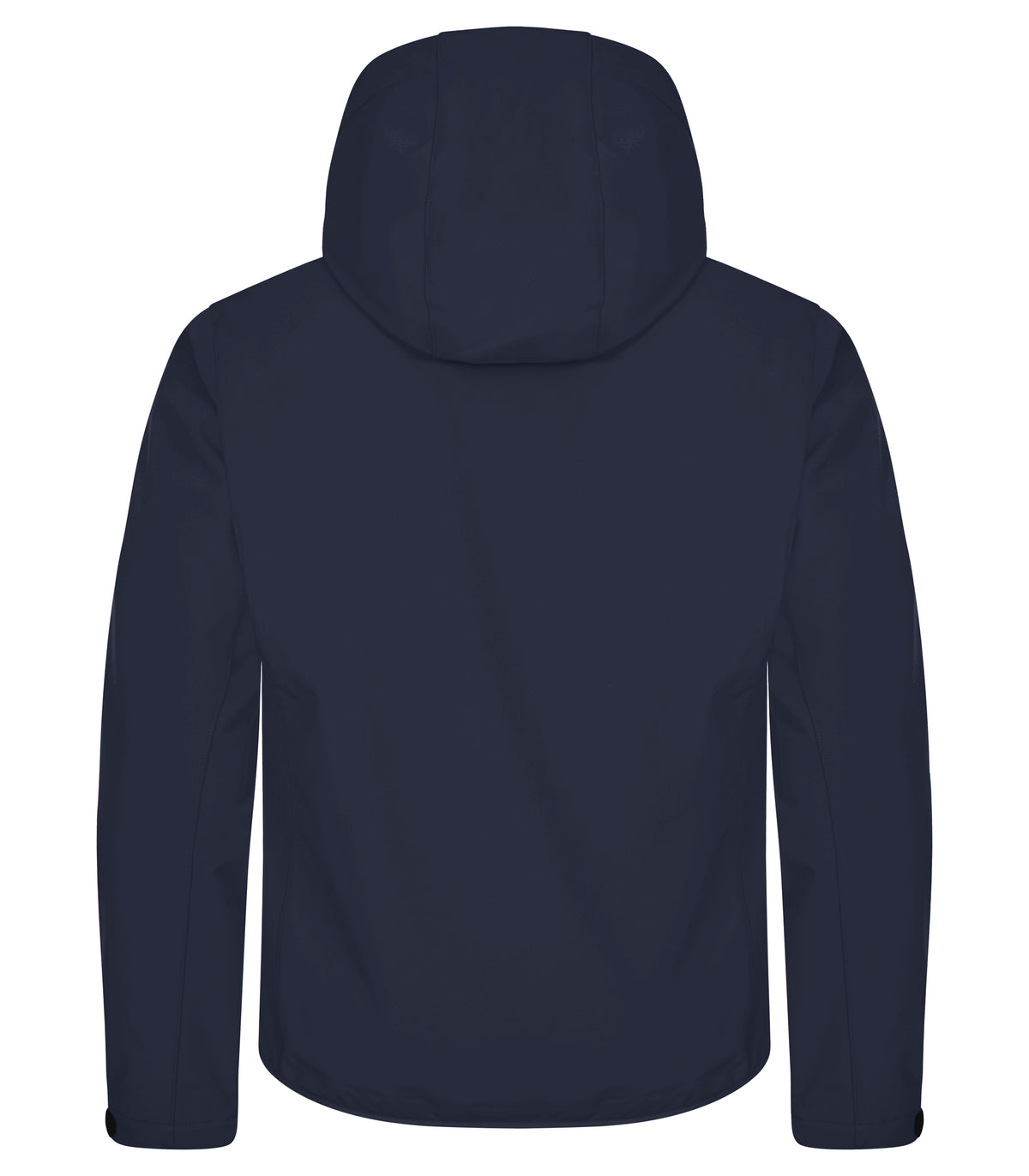 Clique Classic Softshell Hoody – Mørk marineblå – bakside