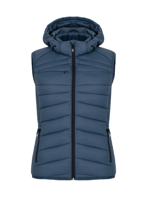 Clique Idaho Vest – dame – Tåkeblå – forside