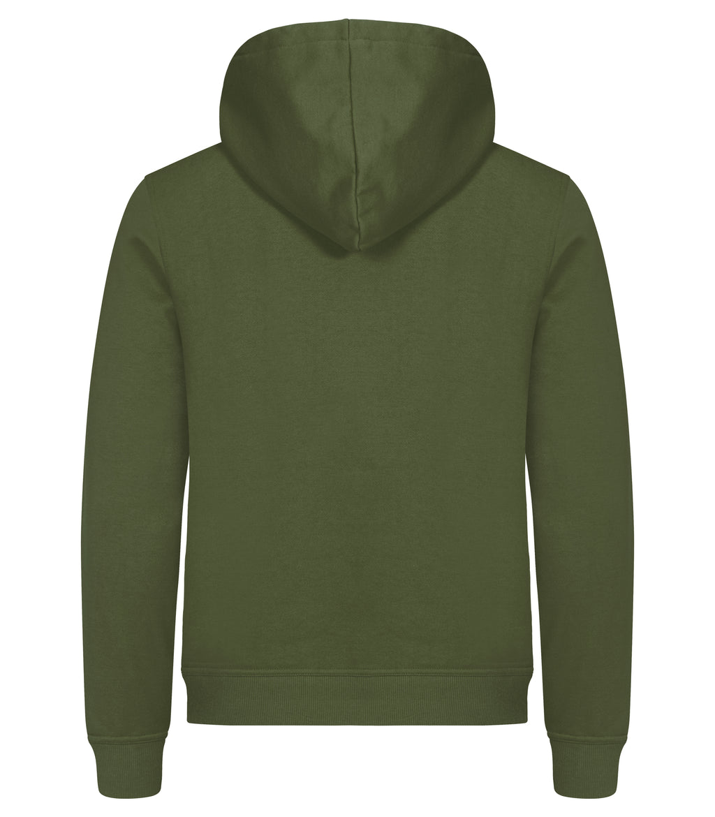 Clique Miami Hoody – Armygrønn – bakside