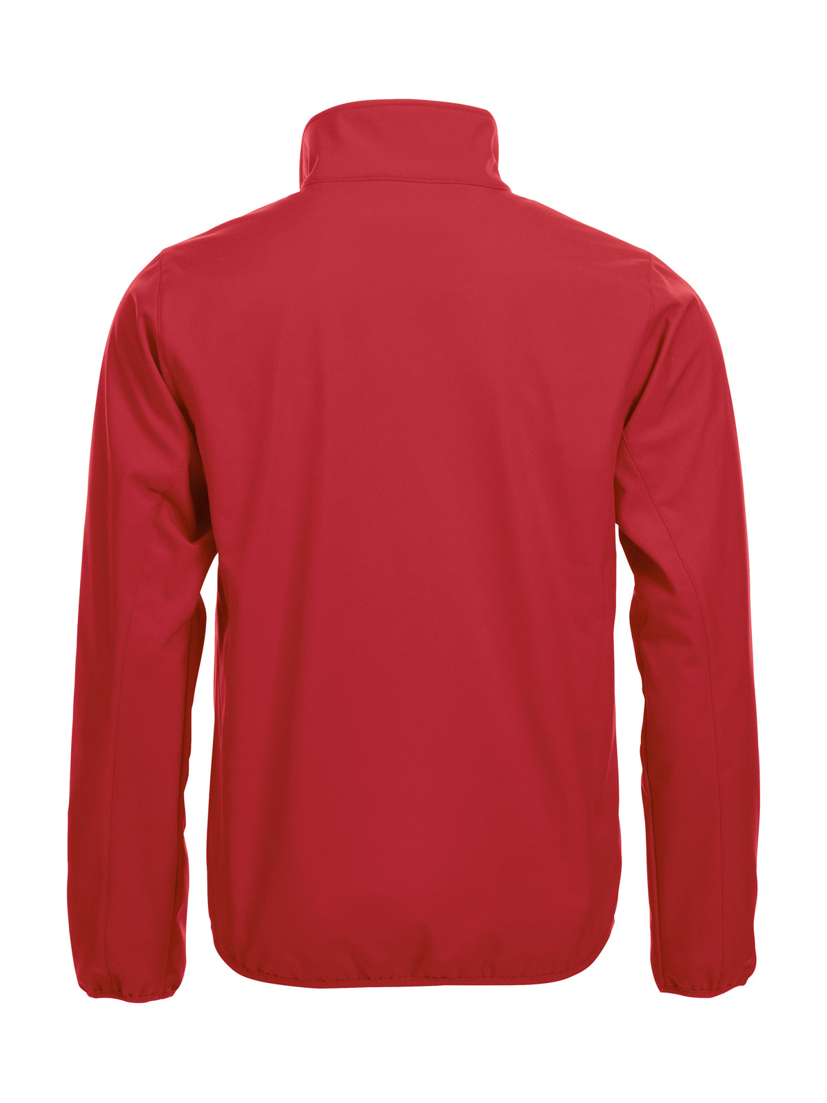 Clique Basic Softshell Jacket – Rød – bakside