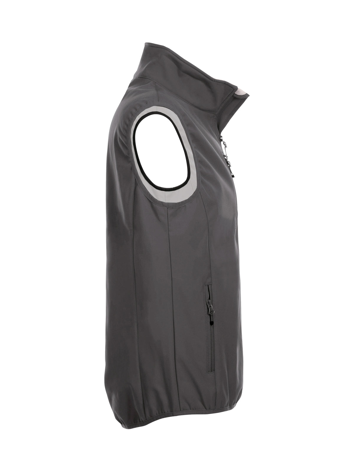 Clique Basic Softshell Vest – Pistol – høyre side