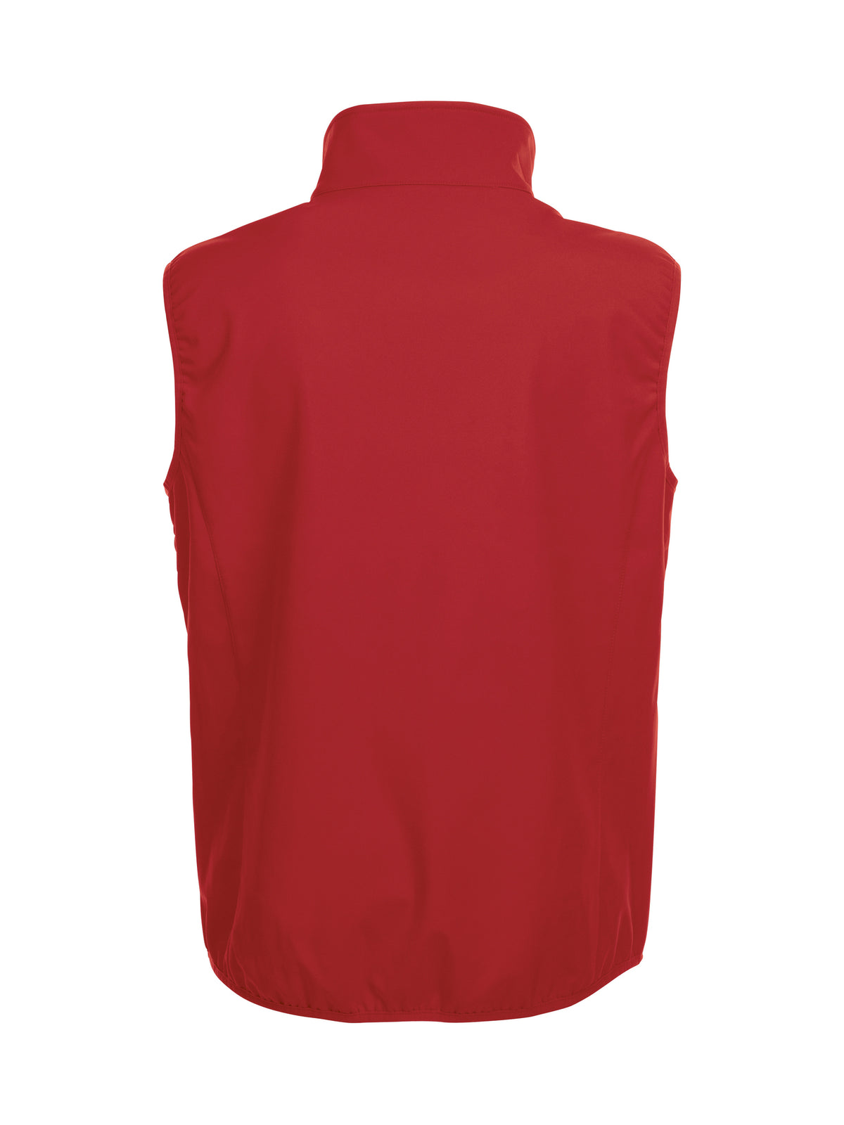 Clique Basic Softshell Vest – Rød – bakside