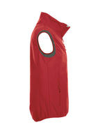 Clique Basic Softshell Vest – Rød – høyre side