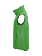 Clique Basic Softshell Vest – Eplegrønn – venstre side