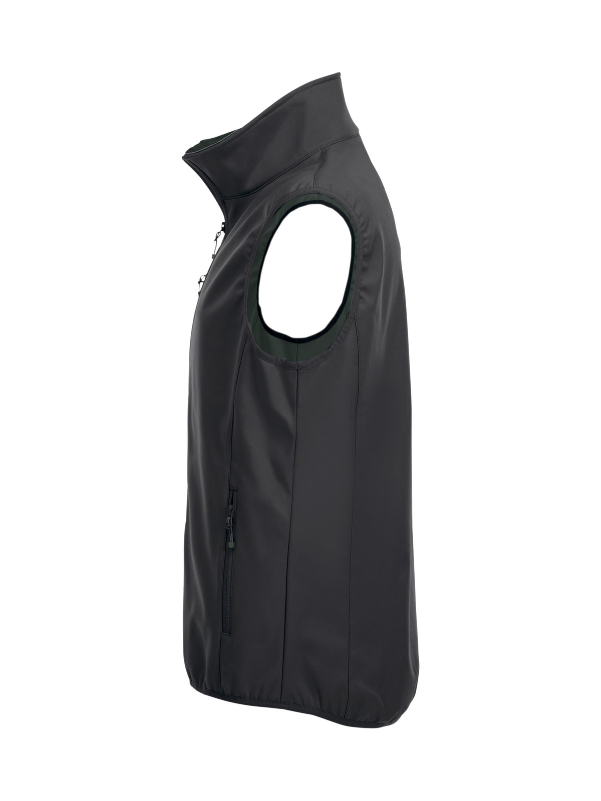 Clique Basic Softshell Vest – Svart – venstre side