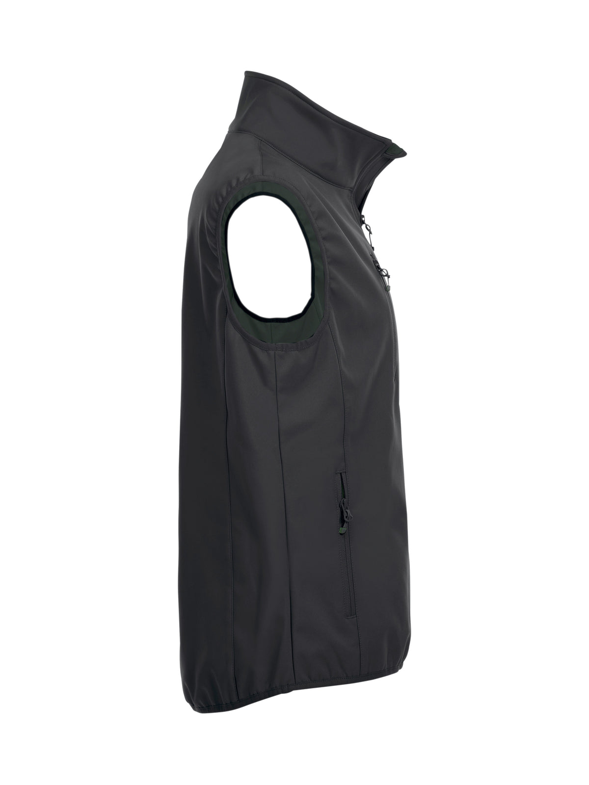 Clique Basic Softshell Vest – Svart – høyre side