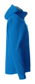 Clique Basic Hoody Softshell – Kongeblå – høyre side