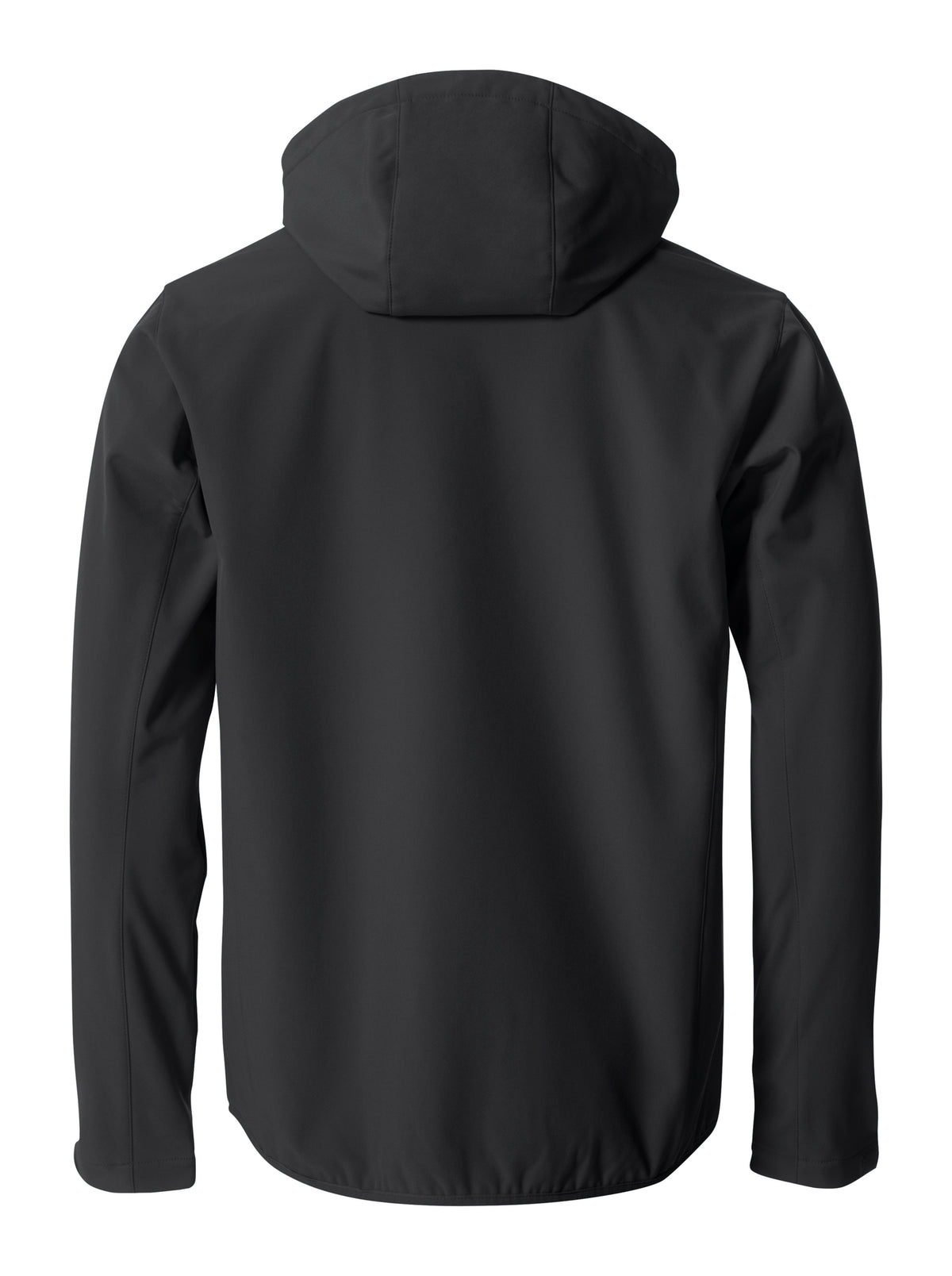 Clique Basic Hoody Softshell – Svart – bakside