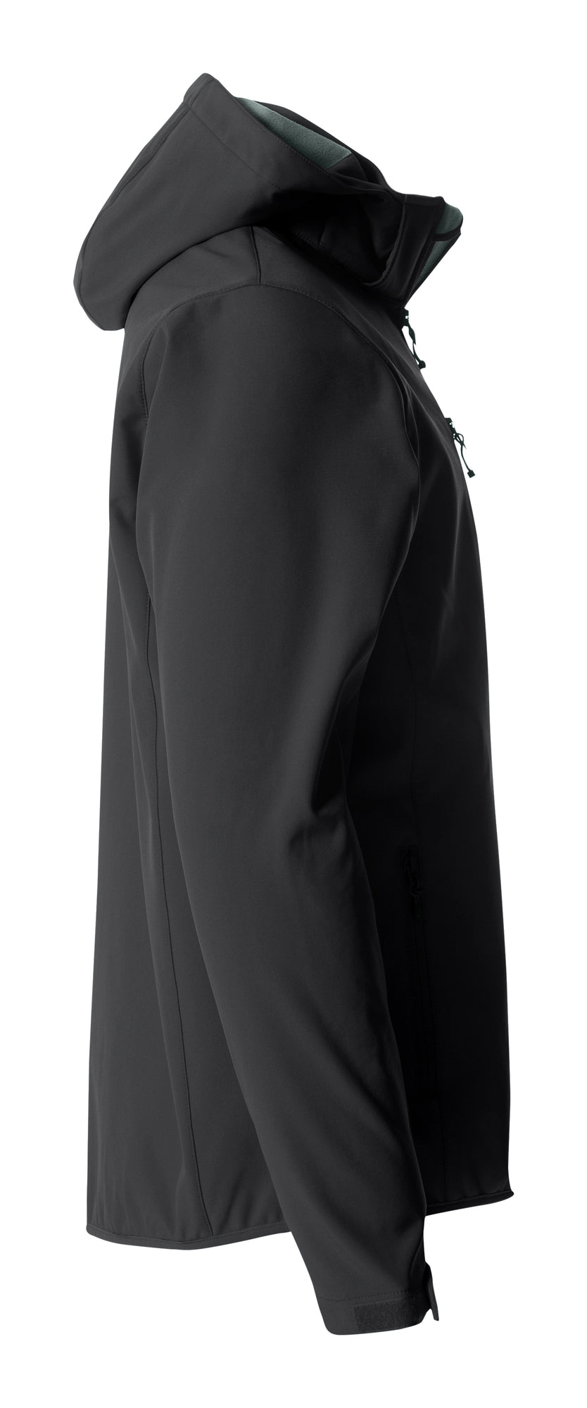 Clique Basic Hoody Softshell – Svart – høyre side