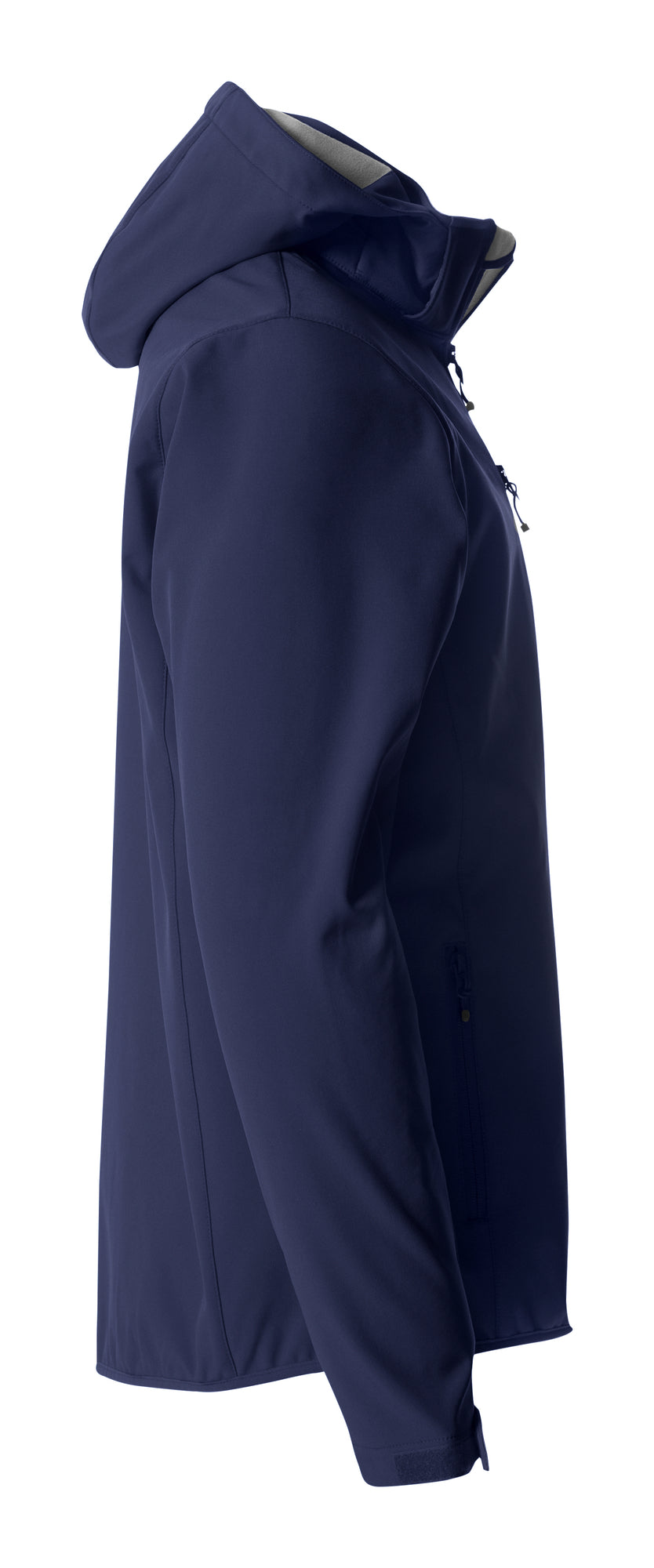 Clique Basic Hoody Softshell – Marineblå – høyre side