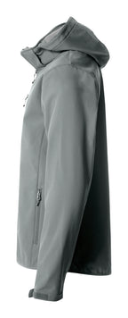 Clique Basic Hoody Softshell – Pistol – venstre side