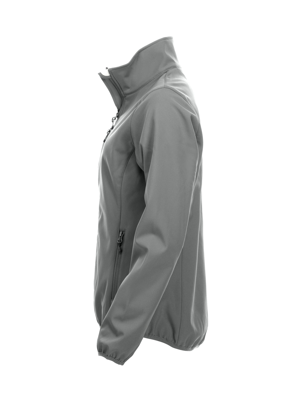 Clique Basic Softshell Jacket – dame – Pistol – venstre side