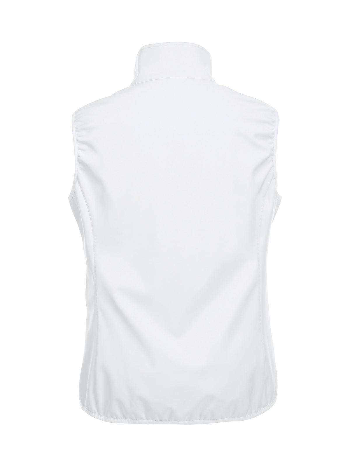 Clique Basic Softshell Vest – dame – Hvit – bakside
