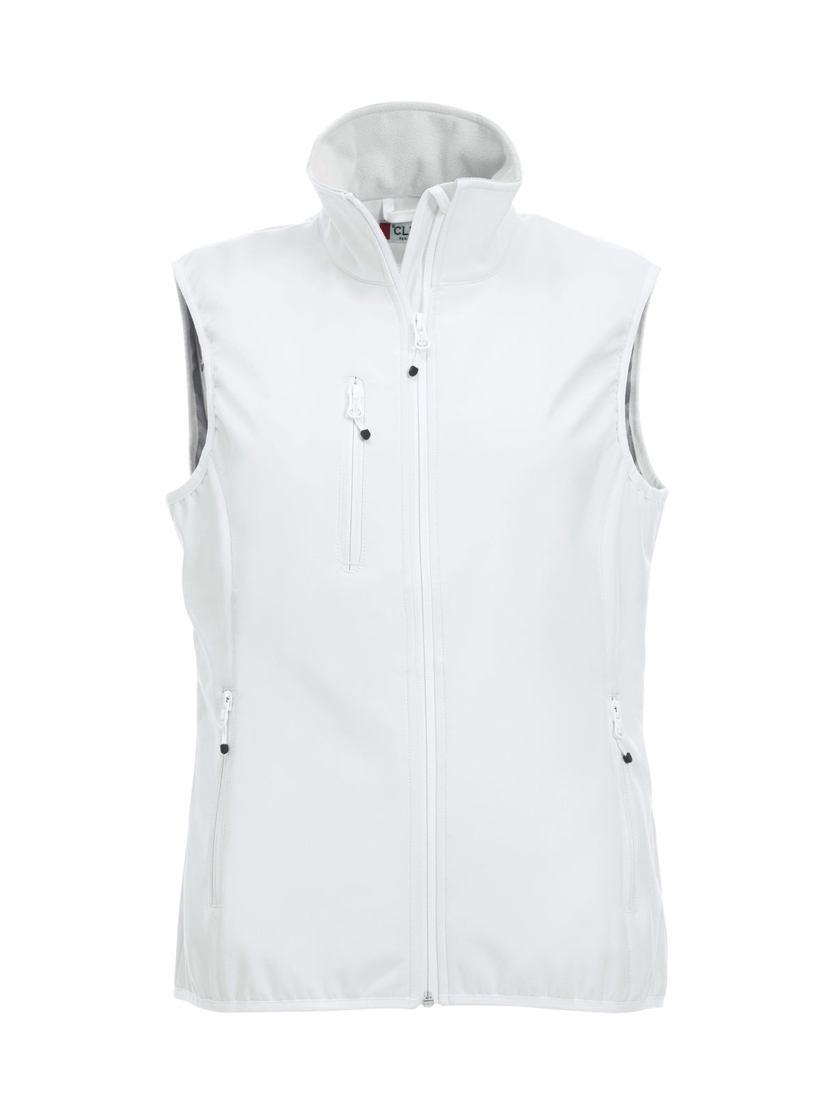 Clique Basic Softshell Vest – dame – Hvit – forside