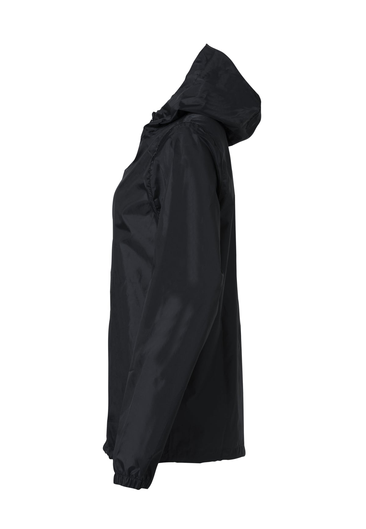 Clique Basic Rain Jacket – Svart – venstre side
