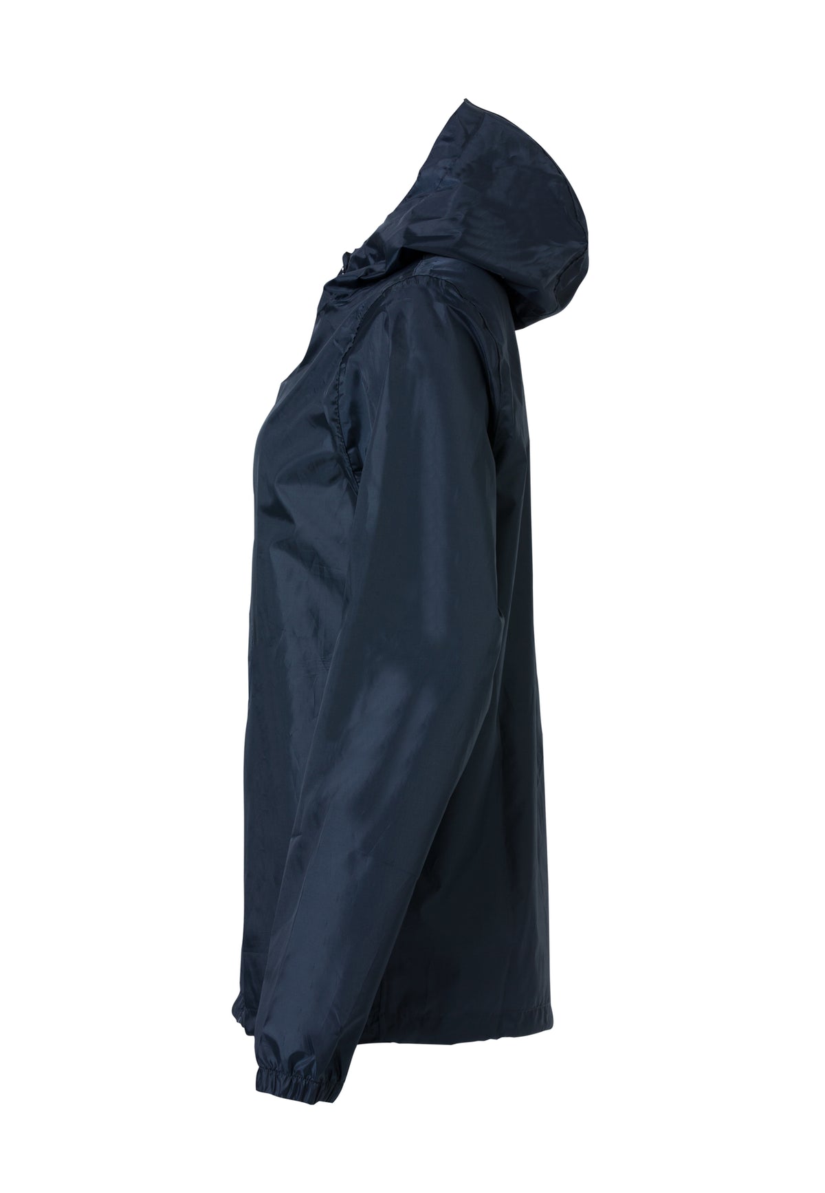 Clique Basic Rain Jacket – Mørk marineblå – venstre side
