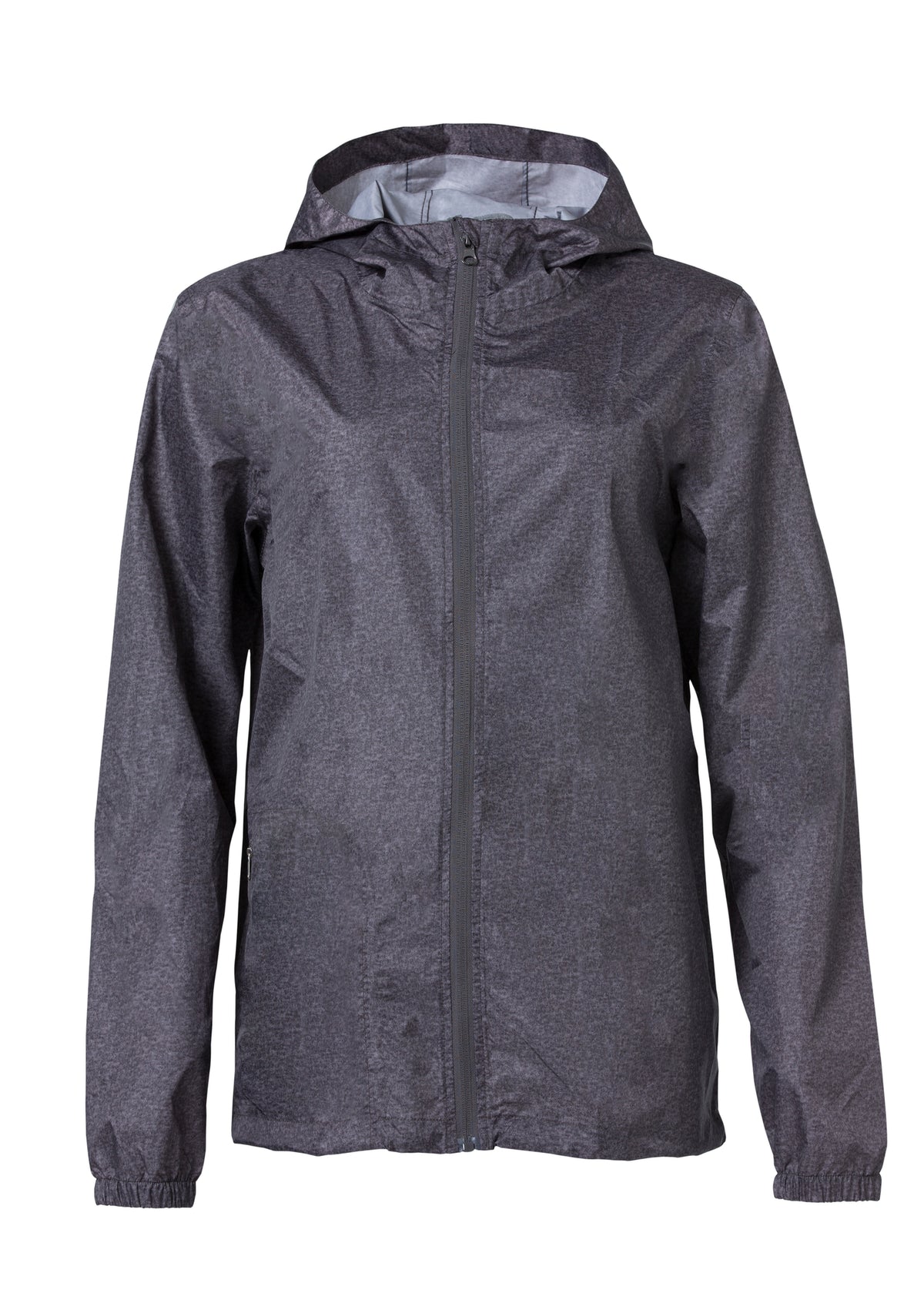 Clique Basic Rain Jacket – Antrasittmelert – forside