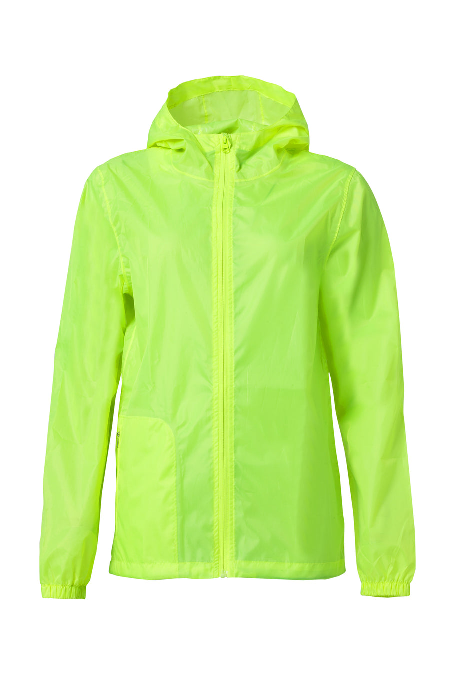 Clique Basic Rain Jacket – Signalgul – forside