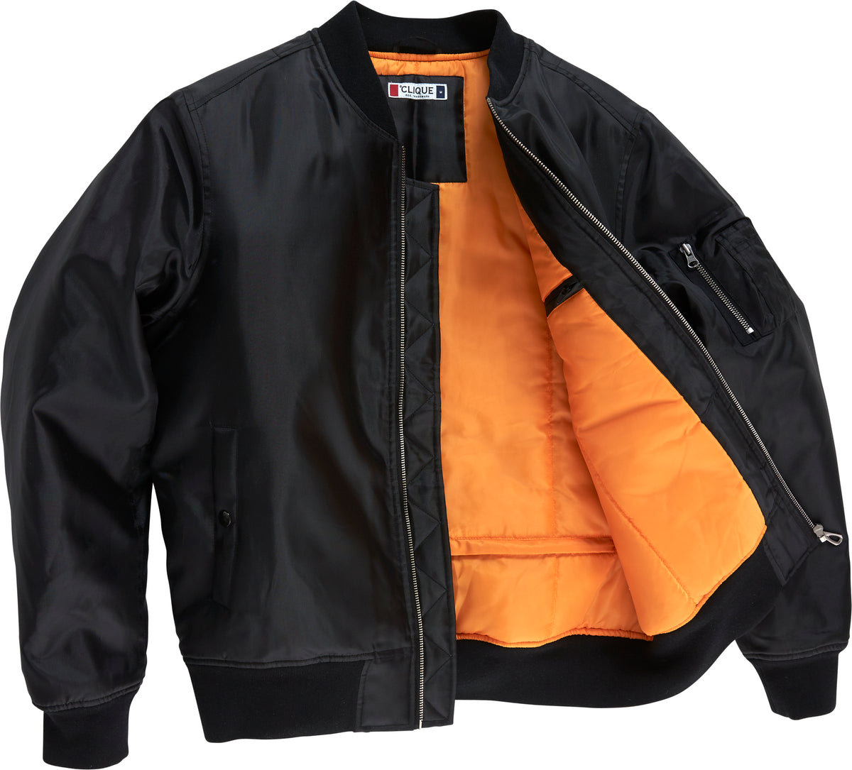 Clique Bomber – Svart – detalj