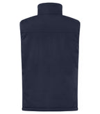 Clique Padded Softshell Vest – Mørk marineblå – bakside