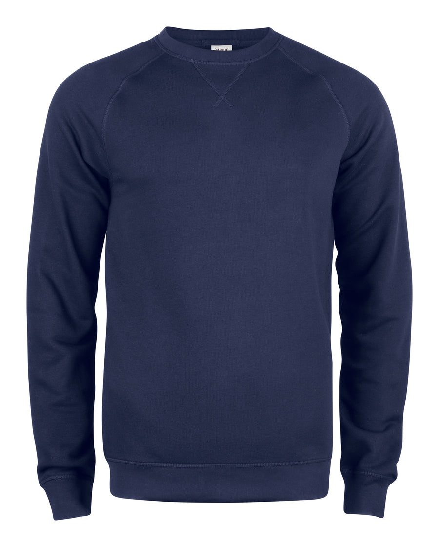 Clique Premium OC Roundneck – Mørk marineblå – forside