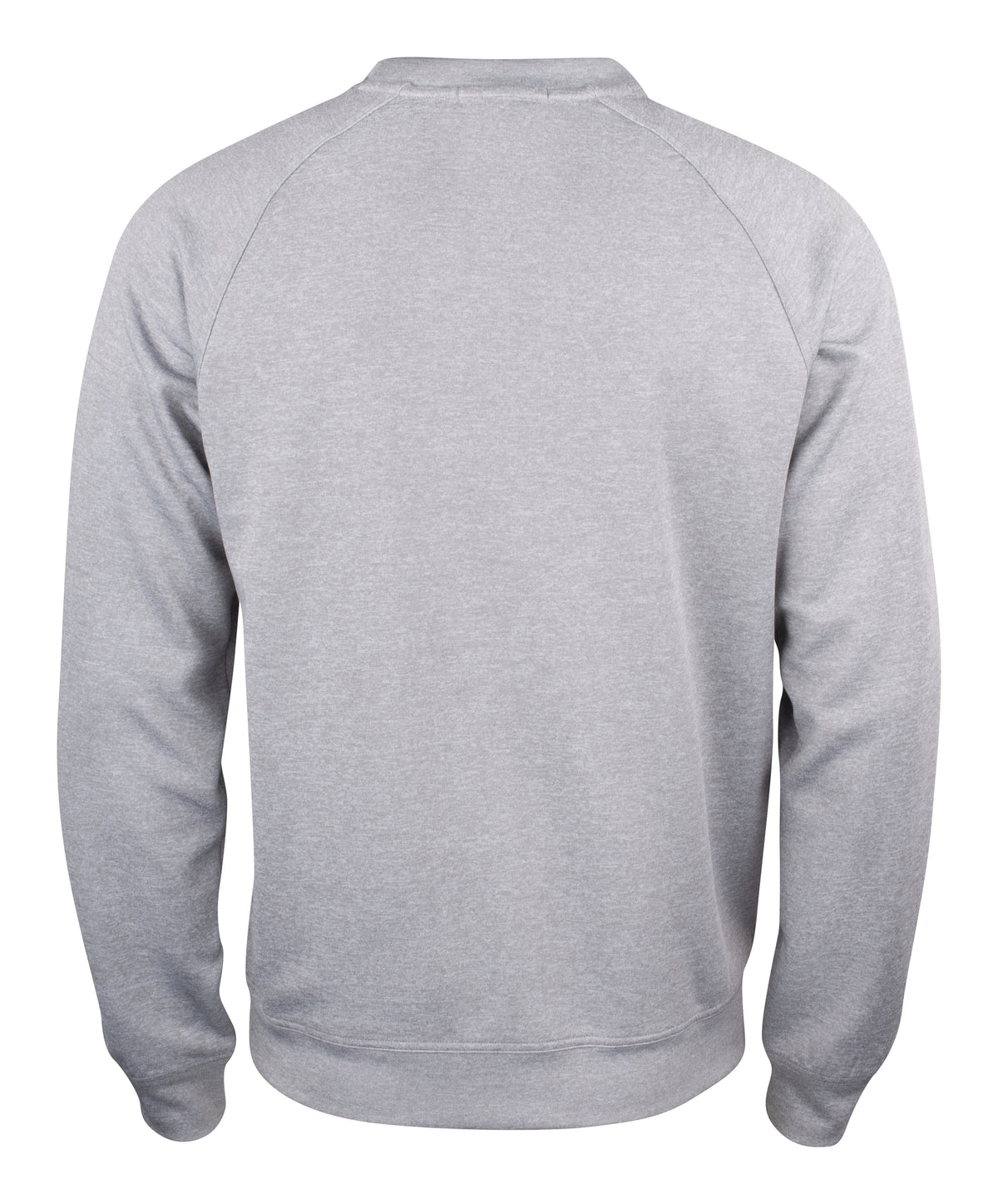 Clique Basic Active Roundneck – Gråmelert – bakside