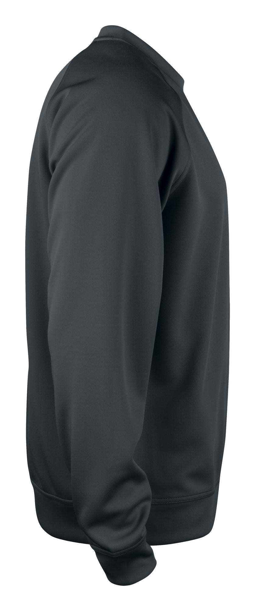 Clique Basic Active Roundneck – Svart – høyre side