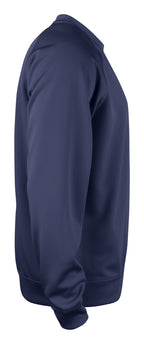 Clique Basic Active Roundneck – Mørk marineblå – høyre side