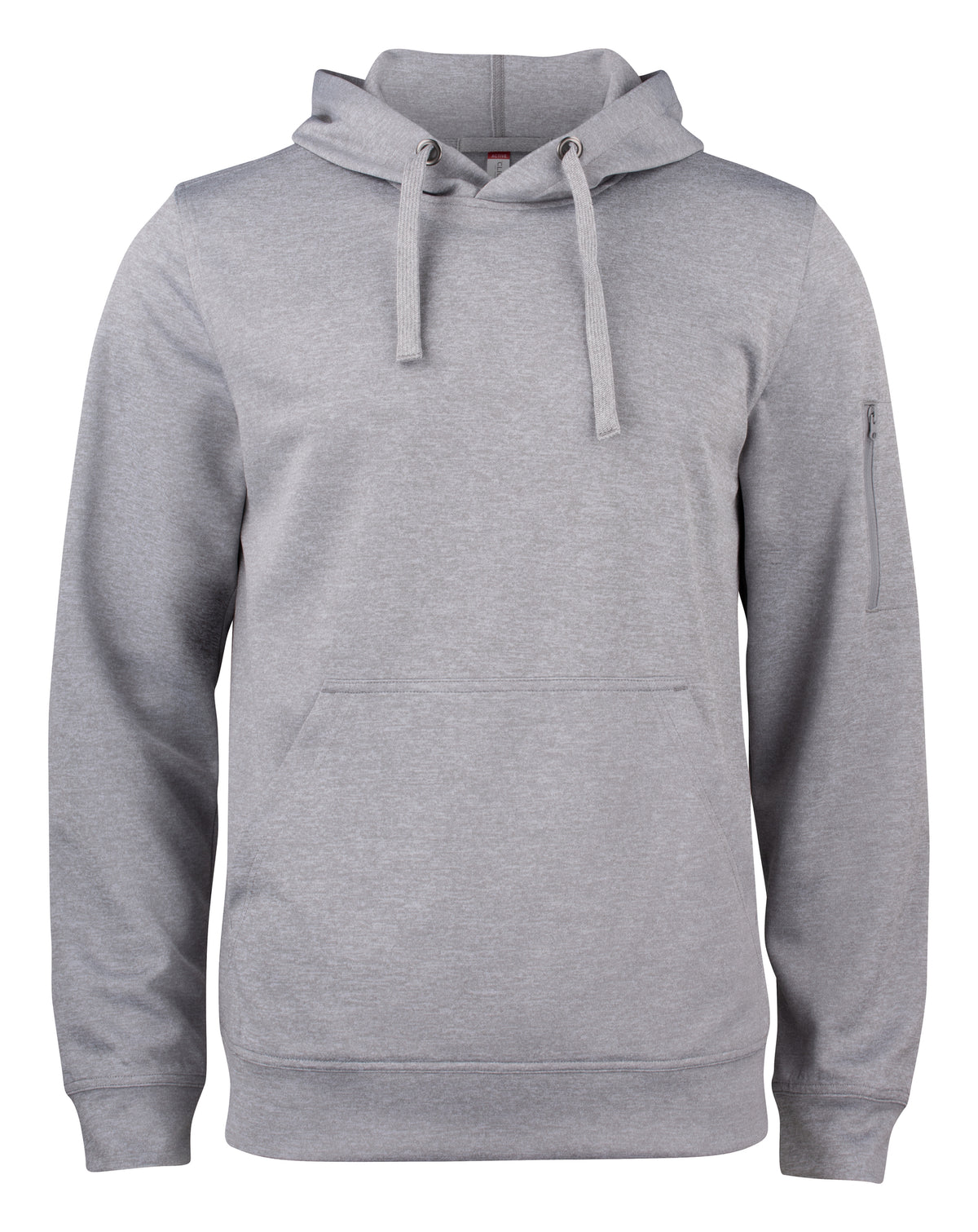 Clique Basic Active Hoody – Gråmelert – forside