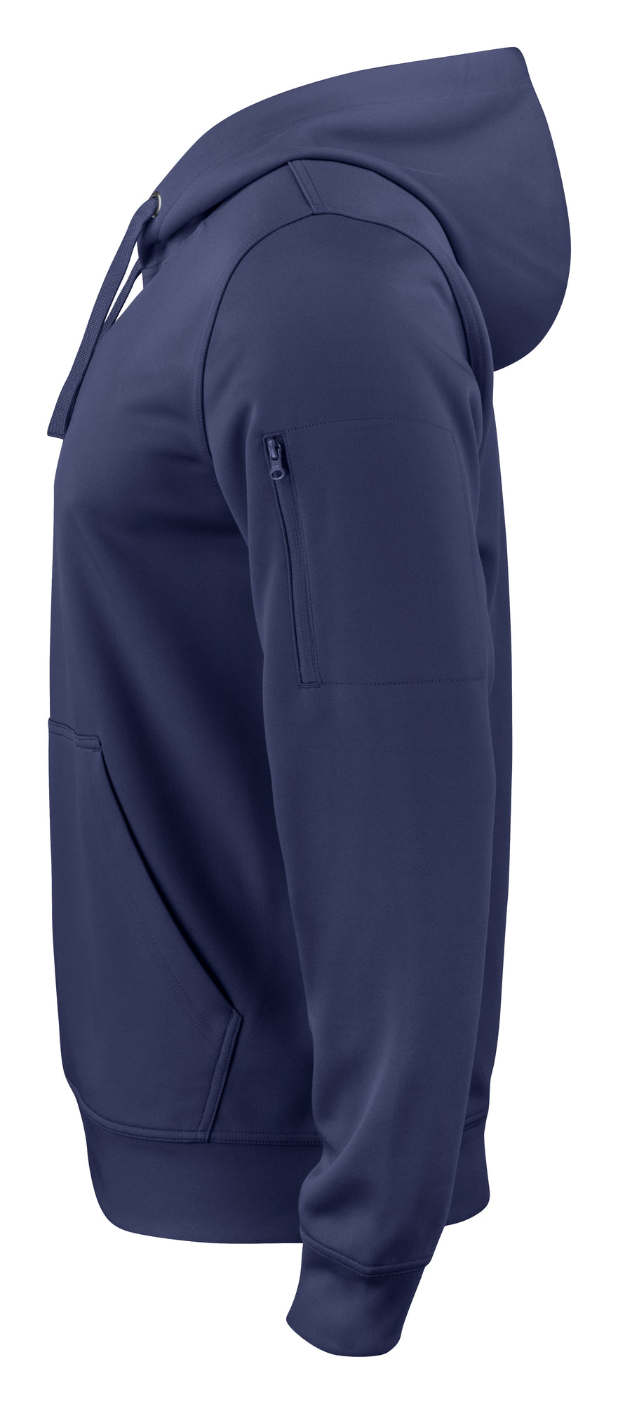 Clique Basic Active Hoody – Mørk marineblå – venstre side