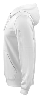 Clique Basic Active Hoody – Hvit – venstre side