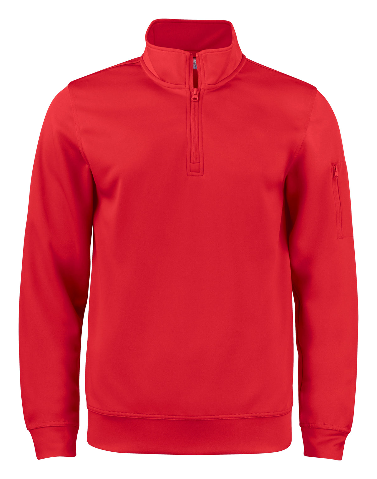 Clique Basic Active Half Zip – Rød – forside