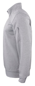 Clique Basic Active Half Zip – Gråmelert – venstre side