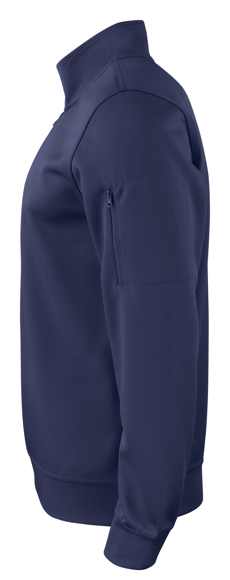 Clique Basic Active Half Zip – Mørk marineblå – venstre side