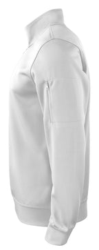 Clique Basic Active Half Zip – Hvit – venstre side
