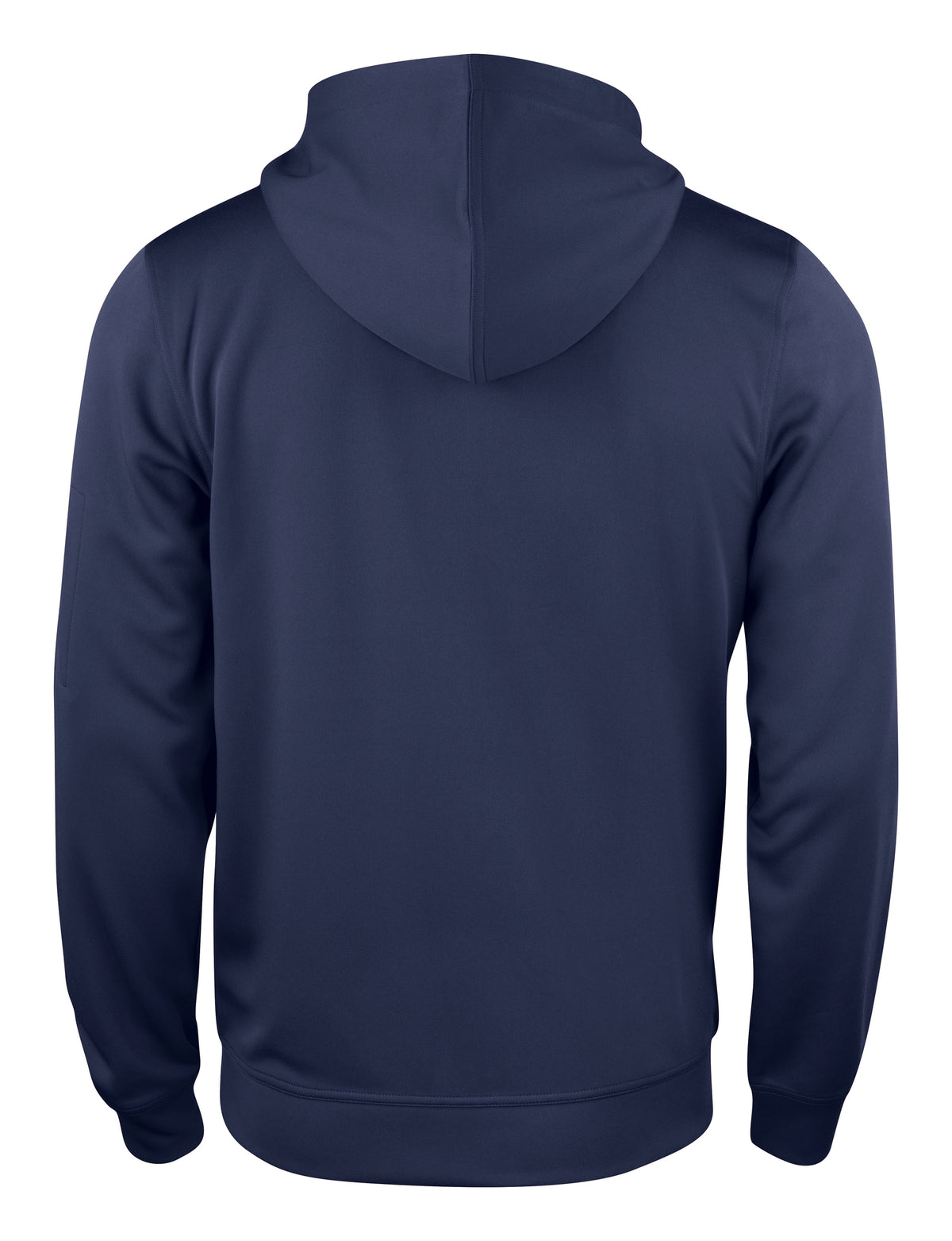 Clique Basic Active Hoody Full Zip – Mørk marineblå – bakside