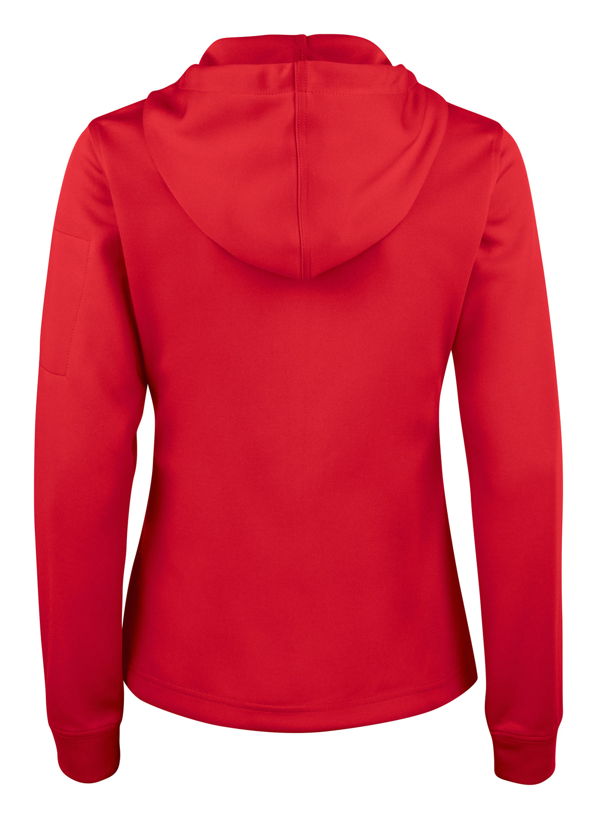 Clique Basic Active Hoody Full Zip – dame – Rød – bakside