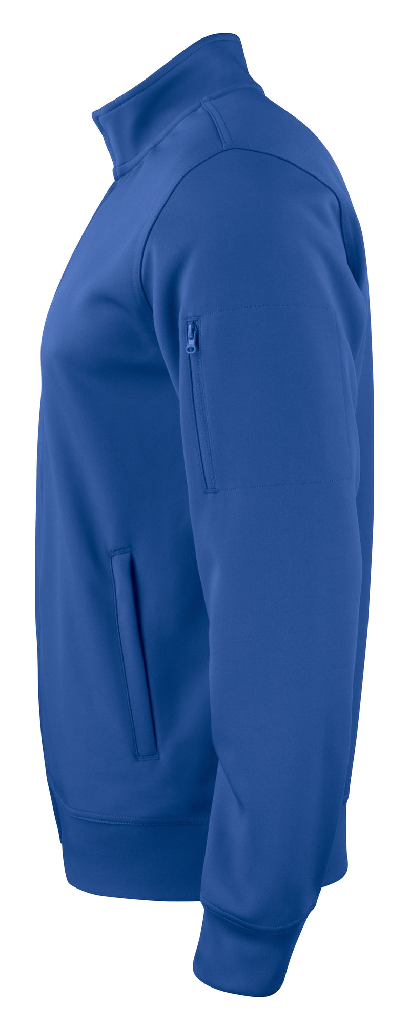 Clique Basic Active Cardigan – Kongeblå – venstre side