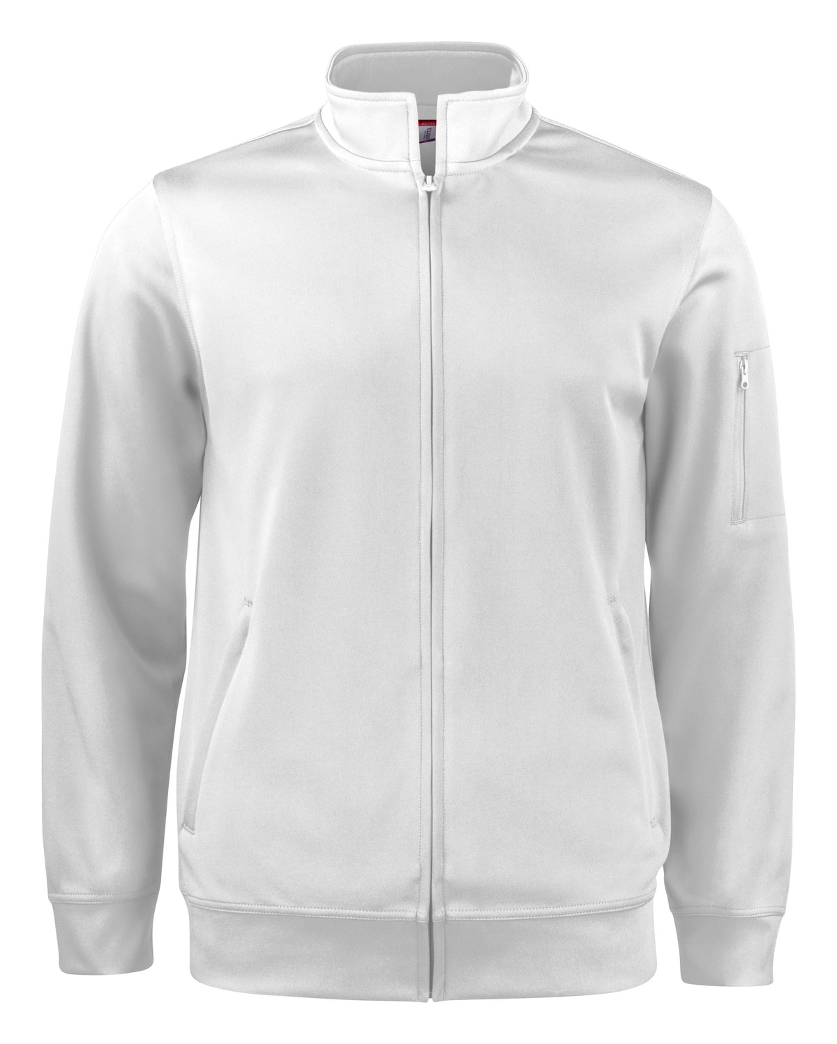 Clique Basic Active Cardigan – Hvit – forside