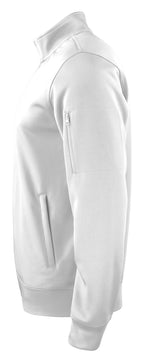 Clique Basic Active Cardigan – Hvit – venstre side