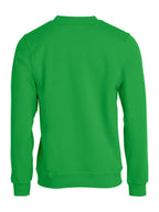 Clique Basic Roundneck – junior – Eplegrønn – bakside