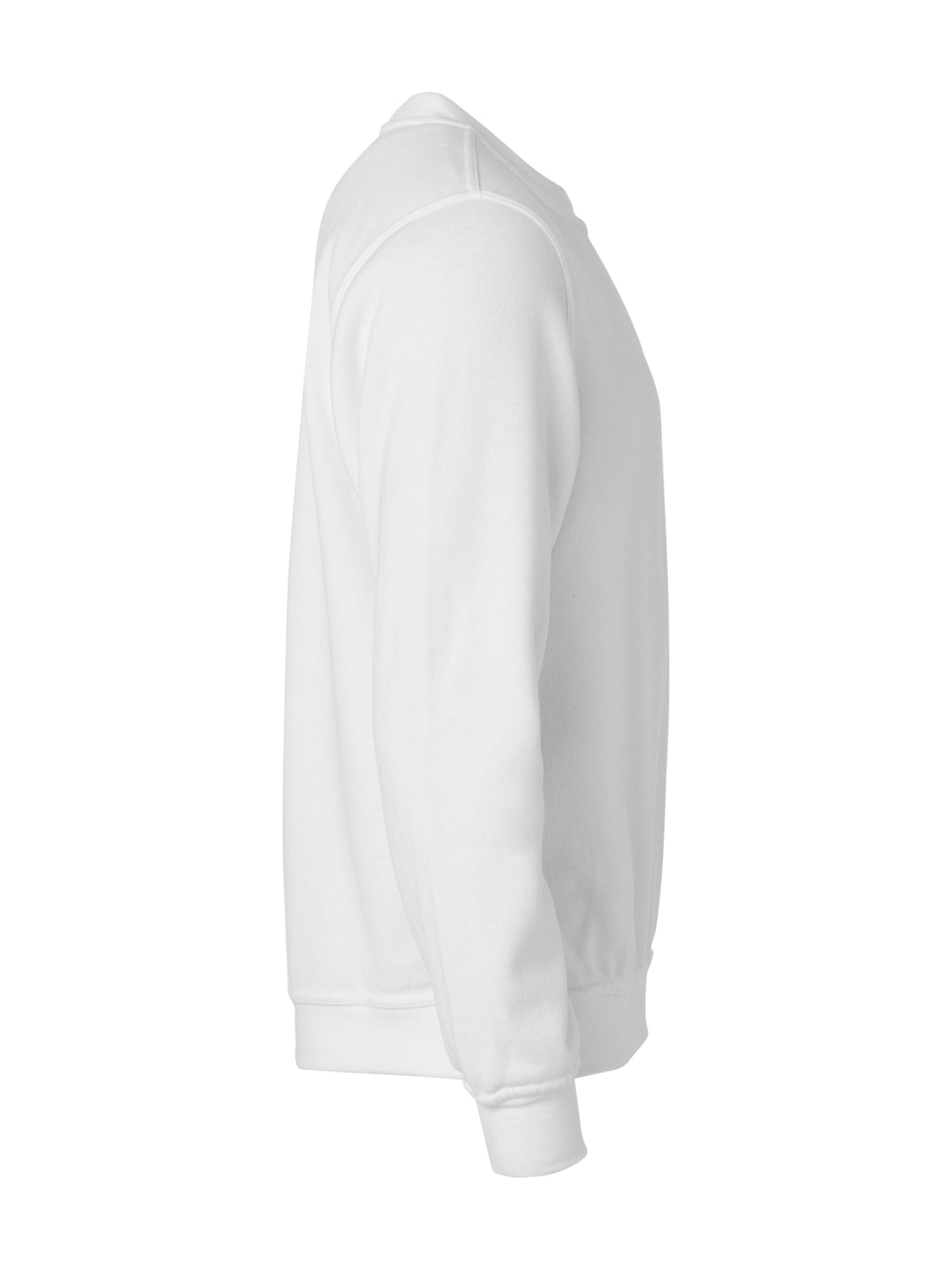 Clique Basic Roundneck – junior – Hvit – høyre side