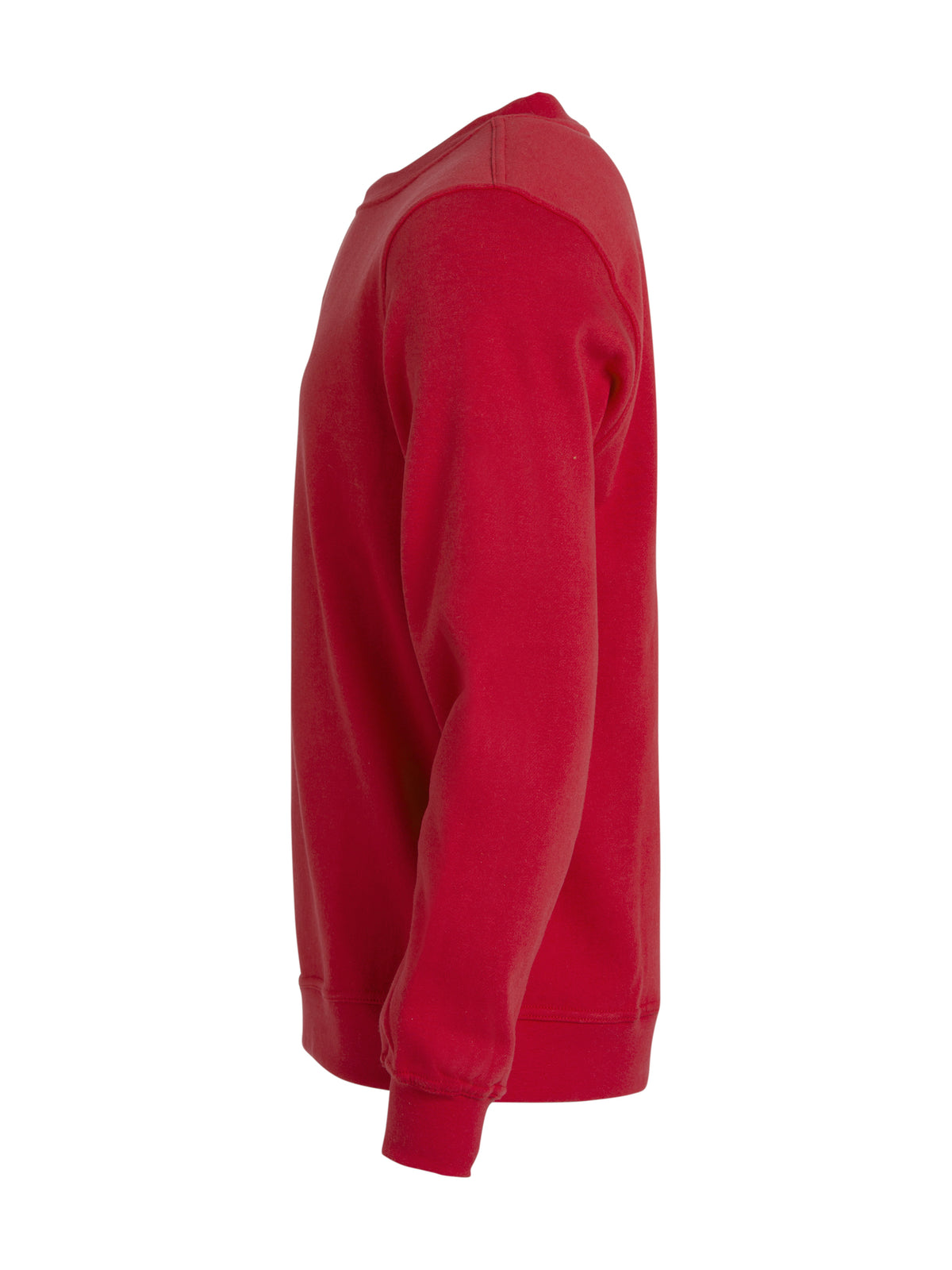 Clique Basic Roundneck – junior – Rød – venstre side